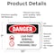 Signmission Lead Paint Removal Authorized Danger Sign, Vinyl Decal, 10in W x 7in L, 2PK OS-2PACK-DS-D-710-L-1916 - alternate 6